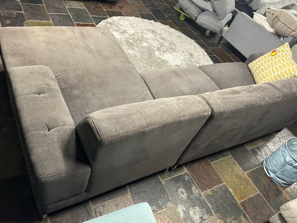 Modern Grey Chaise Sofa photo 4