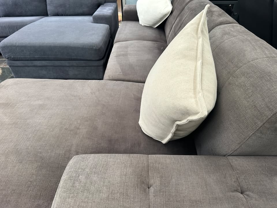 Modern Grey Chaise Sofa photo 6