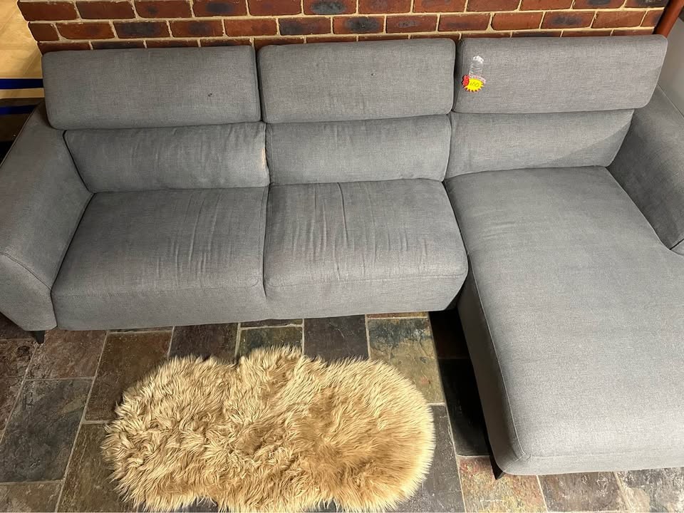 3 Seater L Shape Lounge Professionally Cleaned photo 3