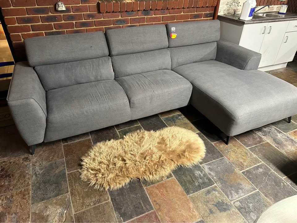 3 Seater L Shape Lounge Professionally Cleaned photo 4